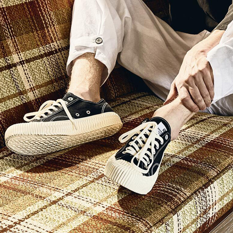 Korea EXCELSIOR canvas shoe BOLT LOW_ES_M6017CV_BK