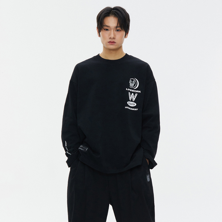 Life Work Multi Logo Print T-shirt