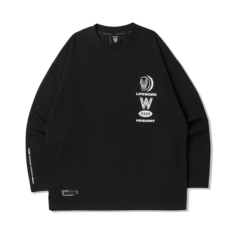 Life Work Multi Logo Print T-shirt