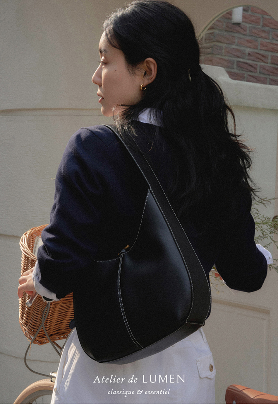 Atelier de LUMEN Panier Hobo Bag / Tan Brown / Organ Brown / Soft