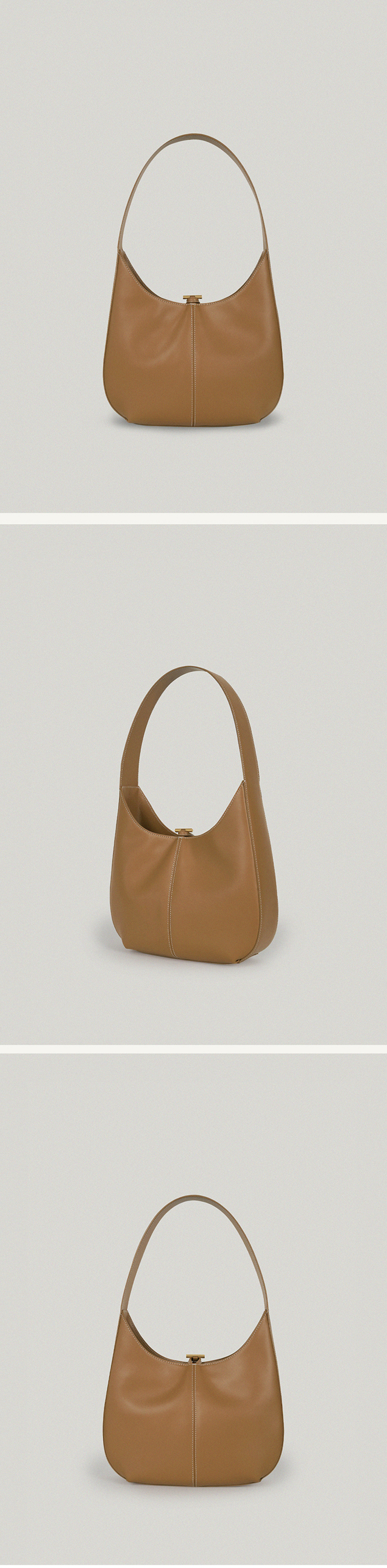 Atelier de LUMEN Panier Hobo Bag / Tan Brown / Organ Brown / Soft