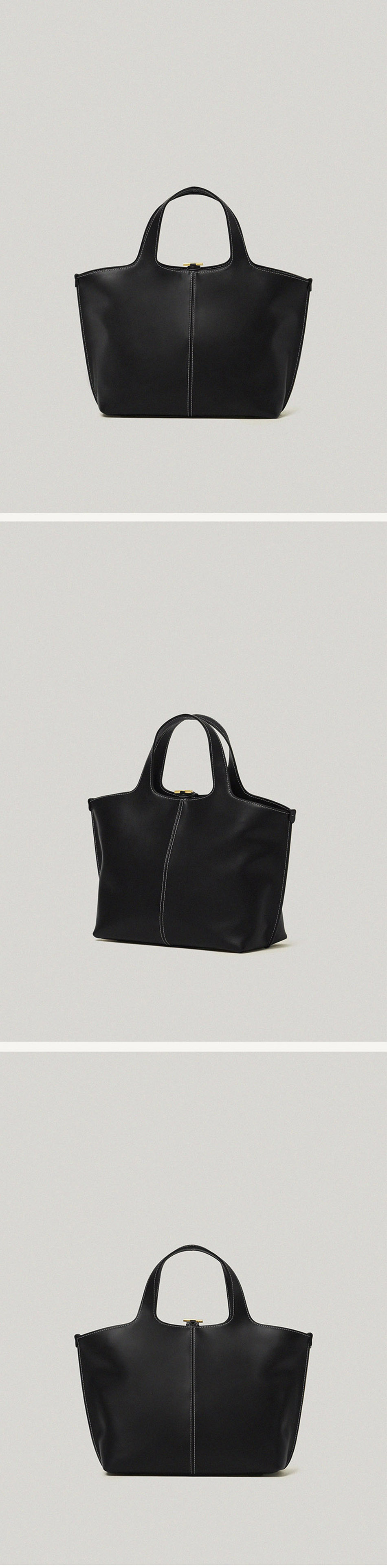 Atelier de LUMEN Panier Tote Bag / Tan Brown / Organ Brown