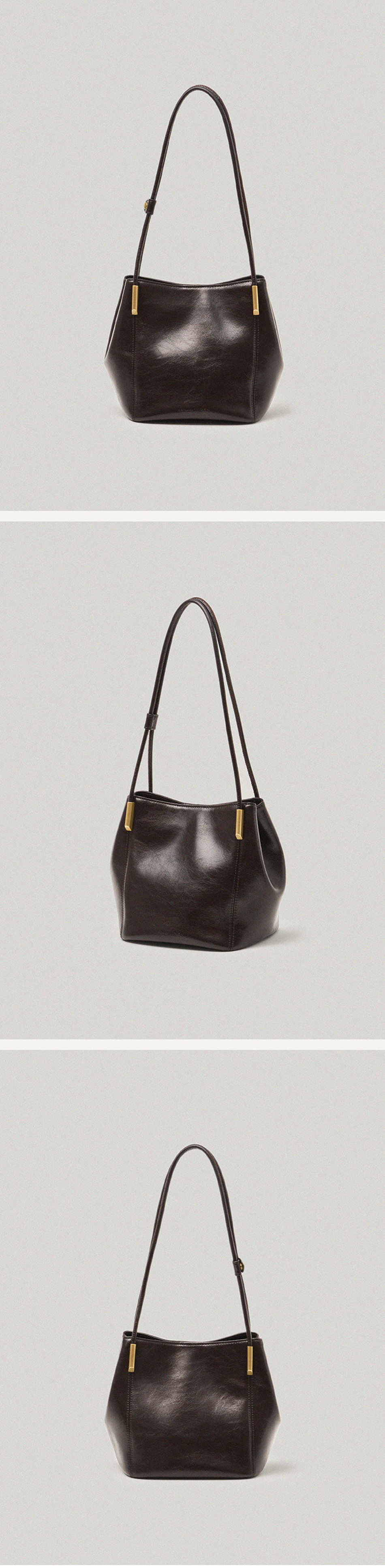 Atelier de LUMEN Marron Bag / Misty White / Golden Brown Atelier de LUMEN Marron Bag / Misty White / Golden Brown