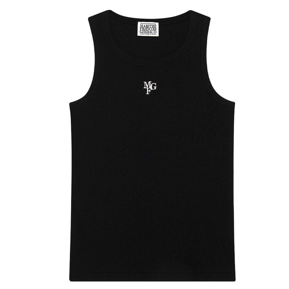[レア] Marithe Francois GIRBAUD ブラックキャミソール MARITHÉ FRANÇOIS GIRBAUD W SLIM SLEEVELESS