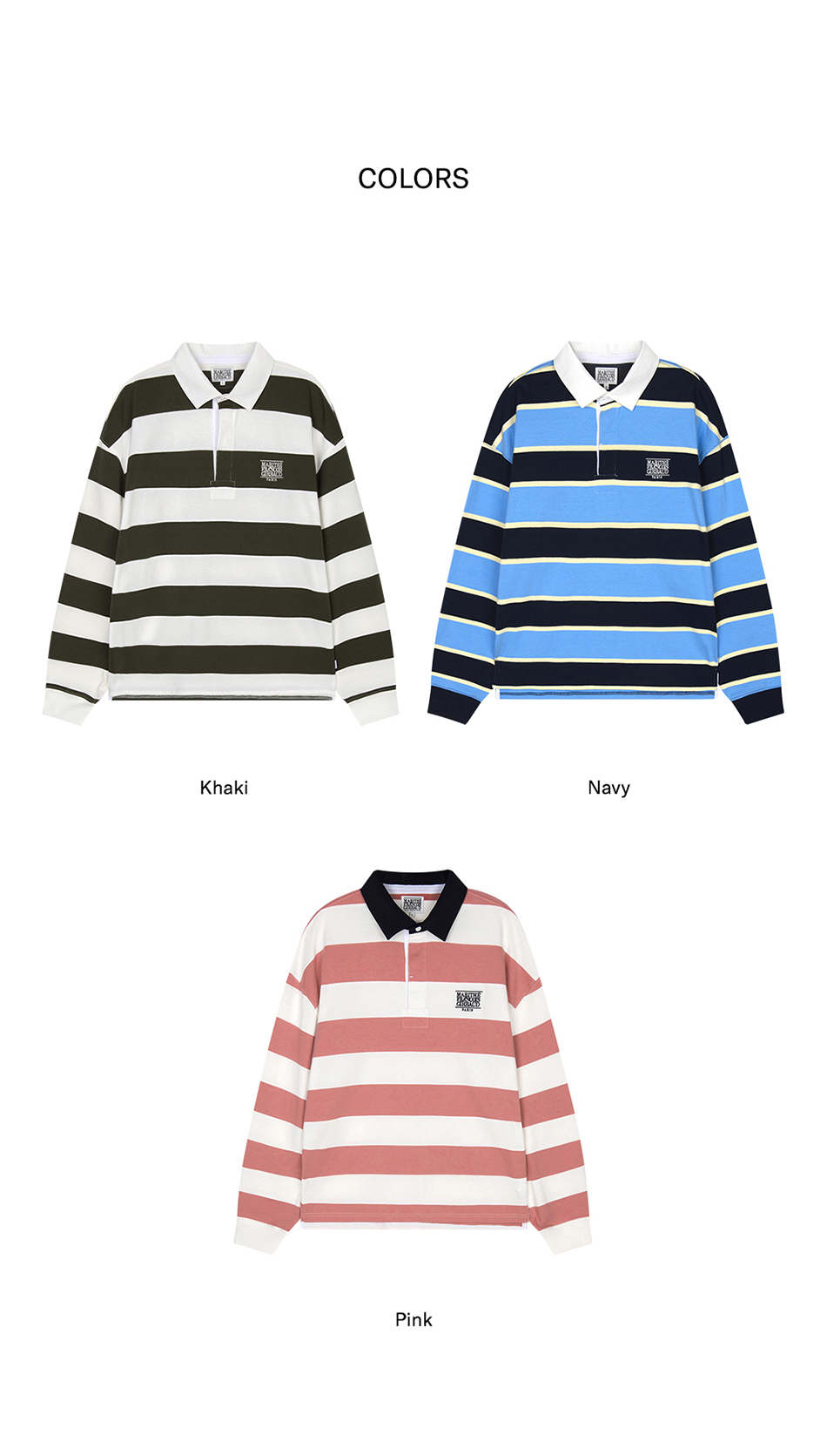 MARITHÉ FRANÇOIS GIRBAUD STRIPE RUGBY LONG SLEEVE