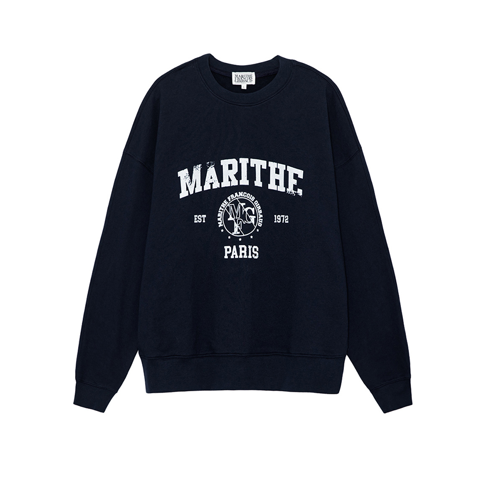 MARITHÉ FRANÇOIS GIRBAUD VINTAGE COLLEGE LOGO SWEATSHIRT