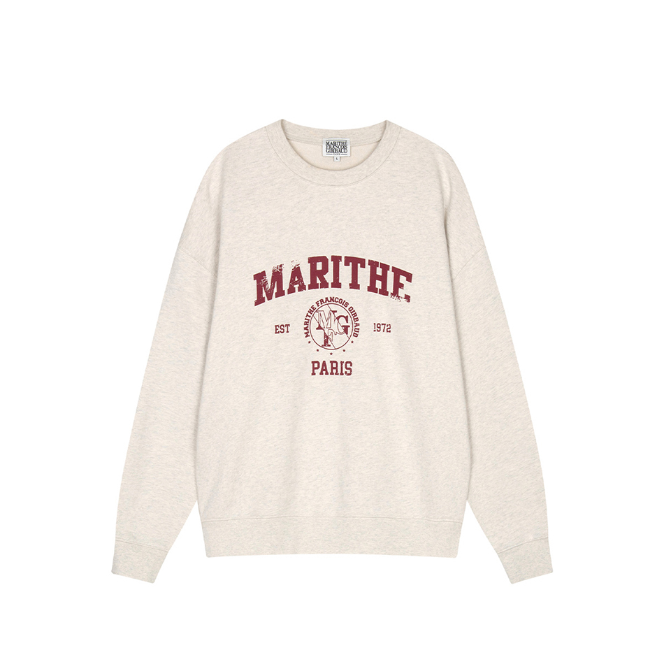 MARITHÉ FRANÇOIS GIRBAUD VINTAGE COLLEGE LOGO SWEATSHIRT