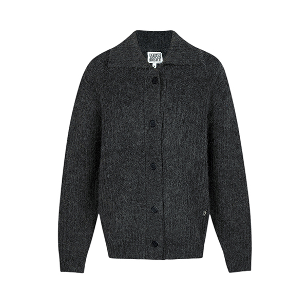 MARITHÉ FRANÇOIS GIRBAUD MOHAIR COLLAR CARDIGAN