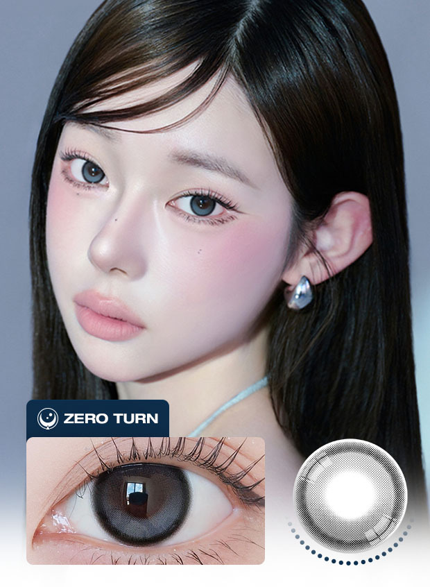 LensVery ZERO TURN — Noowner Cream Gray (1 month / 2p)