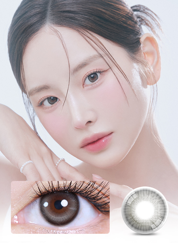 LensVery Butterflos Gray(1 month / 2p)
