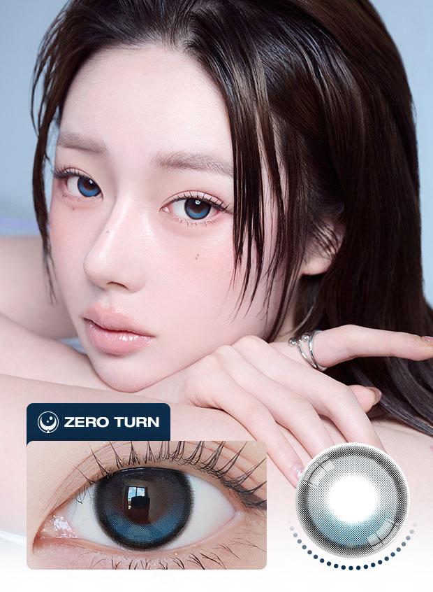 LensVery ZERO TURN — Noowner Clear Blue(1 month / 2p)