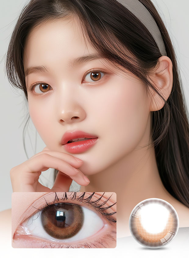 LensVery RoseMoon Milky Brown(1 month / 2p)