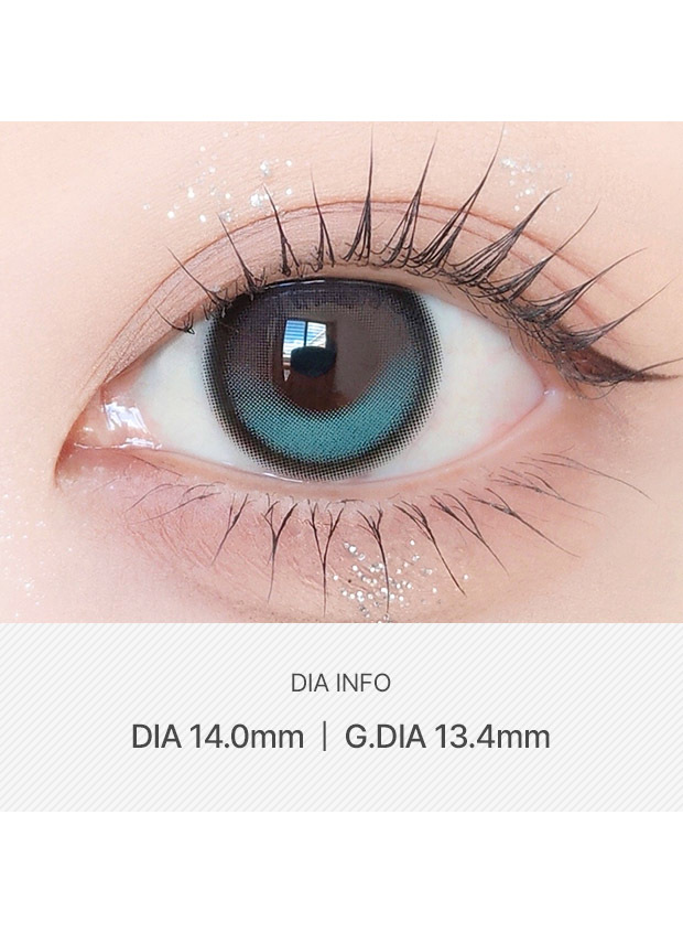 ANN365LENS ZERO TURN — Anndora Aqua Blue(1 month /2p)