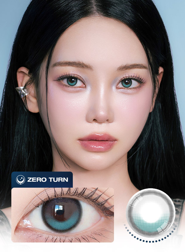 ANN365LENS ZERO TURN — Anndora Aqua Blue(1 month /2p)