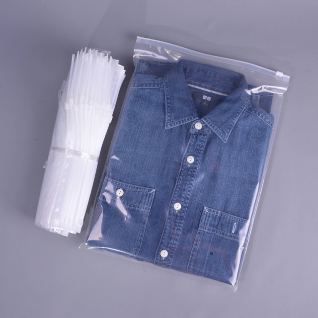 Custom Transparent Plastic Zipper bag for packaging