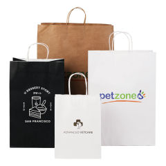 Custom paper bags for fashion clothing