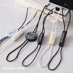 Hang tag string for clothing line