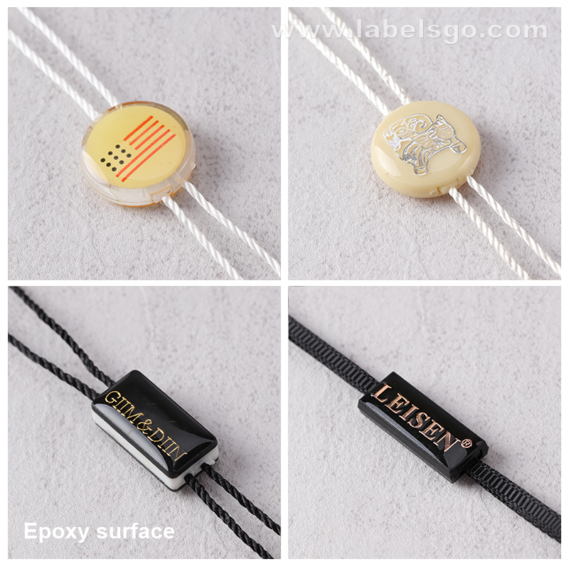 Hang tag string for clothing line
