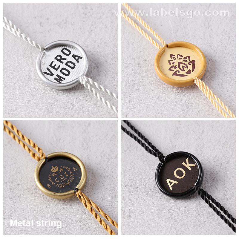 Hang tag string for clothing line