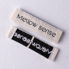 Cotton woven labels