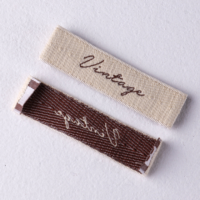 Cotton woven labels