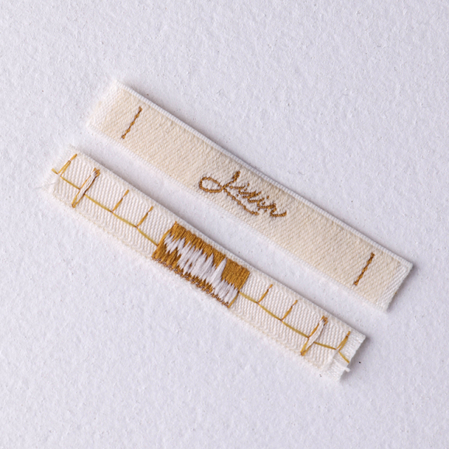 Cotton woven labels