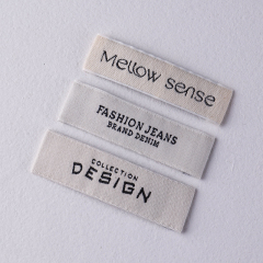 Cotton woven labels