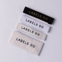 Cotton woven labels