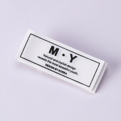 Off-White cotton printed labels