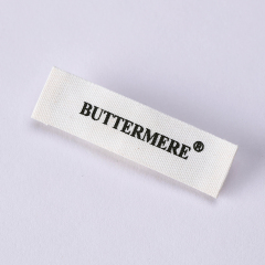 Off-White cotton printed labels