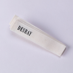 Off-White cotton printed labels