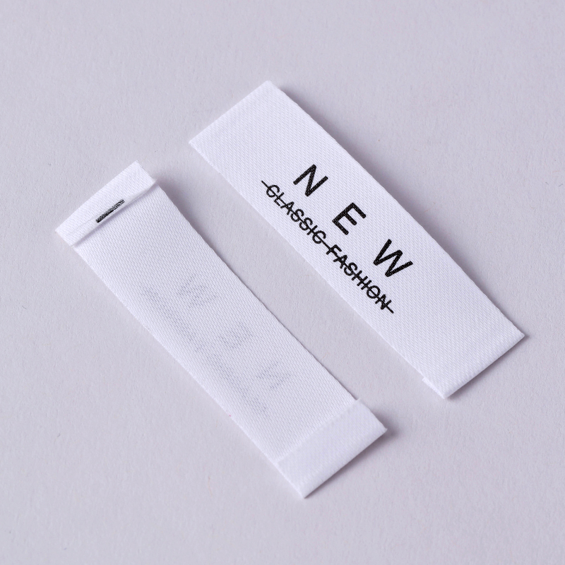 Custom Beige Matte Polyester Label