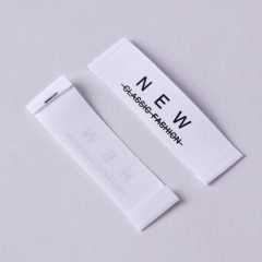 Custom Beige Matte Polyester Label