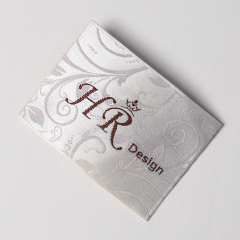 Texture  satin woven label