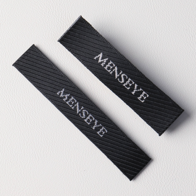 Texture  satin woven label