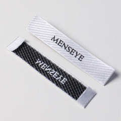 Texture  satin woven label
