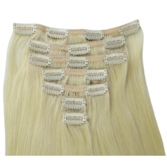 Clips in Hair-Hair extensions(100g net, 8 pcs, 17 clips)