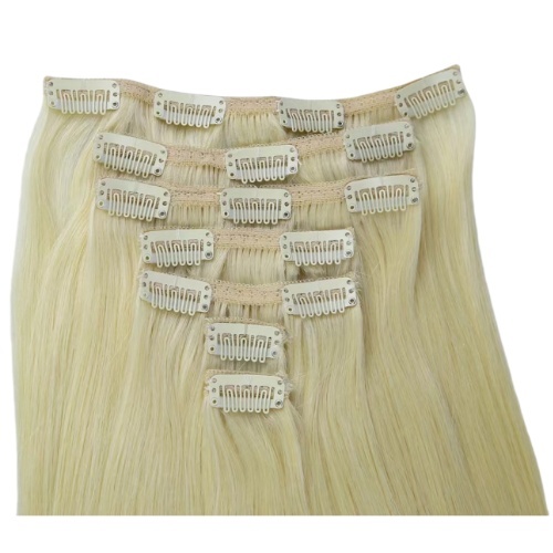 Clips in Hair-Hair extensions(100g net, 8 pcs, 17 clips)