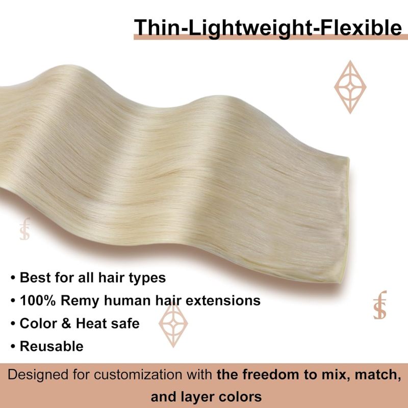 Genius Weft-Hair extensions（50g）