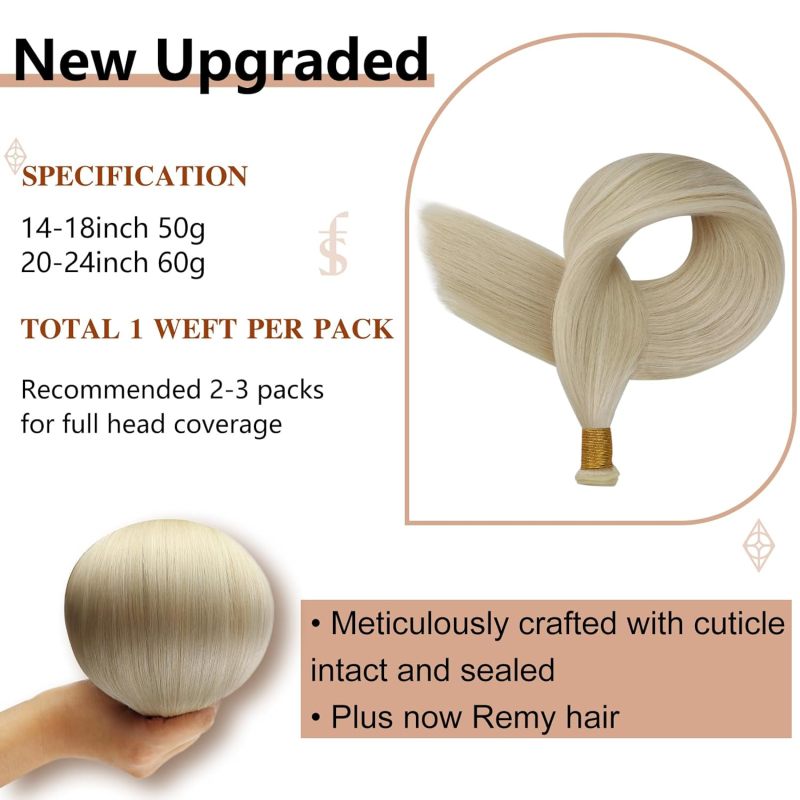 Genius Weft-Hair extensions（50g）