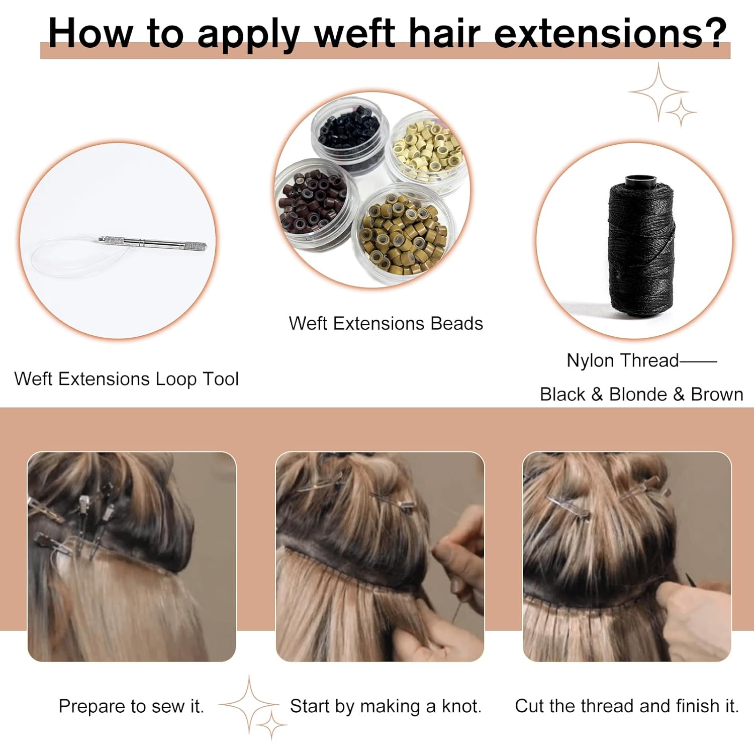 Genius Weft-Hair extensions（50g）
