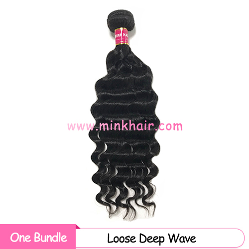 New Arrivial 100% Human Unprocessed Loose Deep Wave 10A Mink Brazilian Hair Bundles