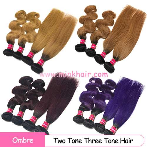 New Brazilian Ombre Three Tone Hair And Tone Tone Hair
