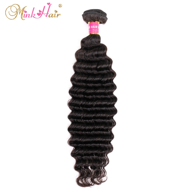 Mink Hair Vendor 10A Grade Deep Wave Mink Brazilian Hair