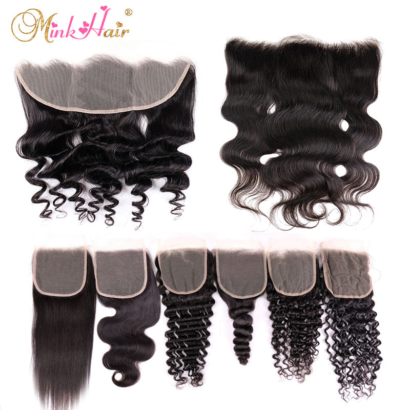 Wholesale Lace Closure And Lace Frontal HD Lace and Transparent Lace Size 4x4 5x5 6x6 7x7 13x4 13x6 Human Hair