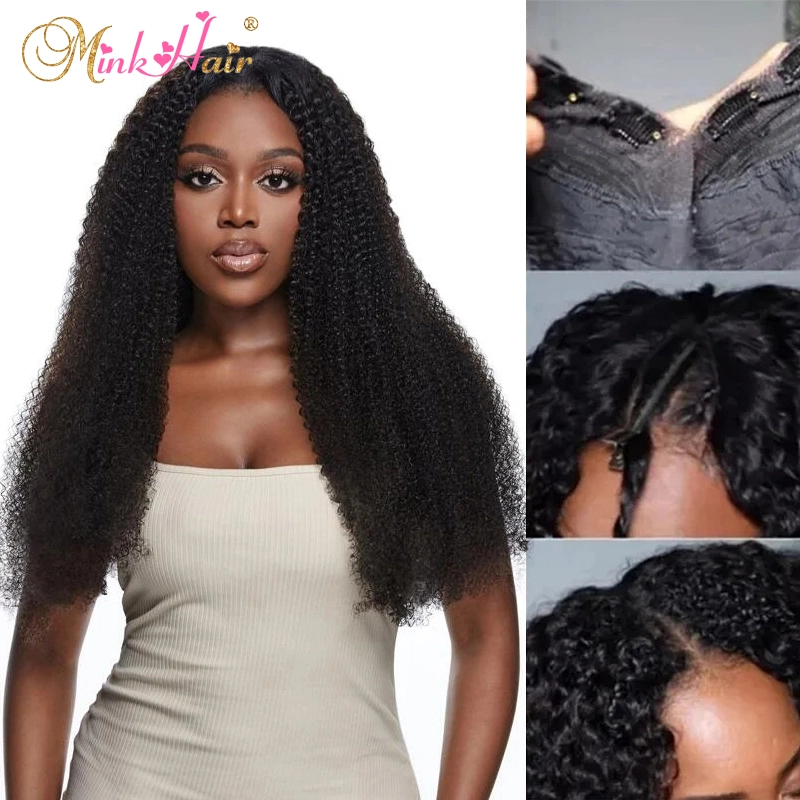 Custom U-Part Wig & V-Part Wig 180% 200% 250% Density 100% Mink Brazilian Hair Wig (Ready to Ship)