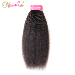 Mink Brazilian Kinky Straight Hair 10A Grade 100% Human Raw Hair