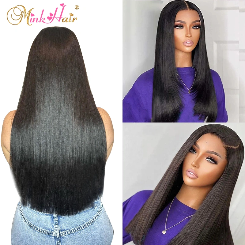 Double Drawn #1B & #613 Color Lace Wig HD Transparent 13x4 & 13x6 Full Frontal Wig 100% Human Raw Hair