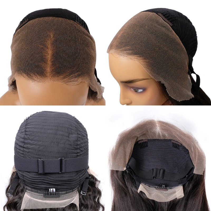 New Wear Go Wigs Bleached Knots Glueless Transparent Lace Full Frontal Wigs Closure Wigs