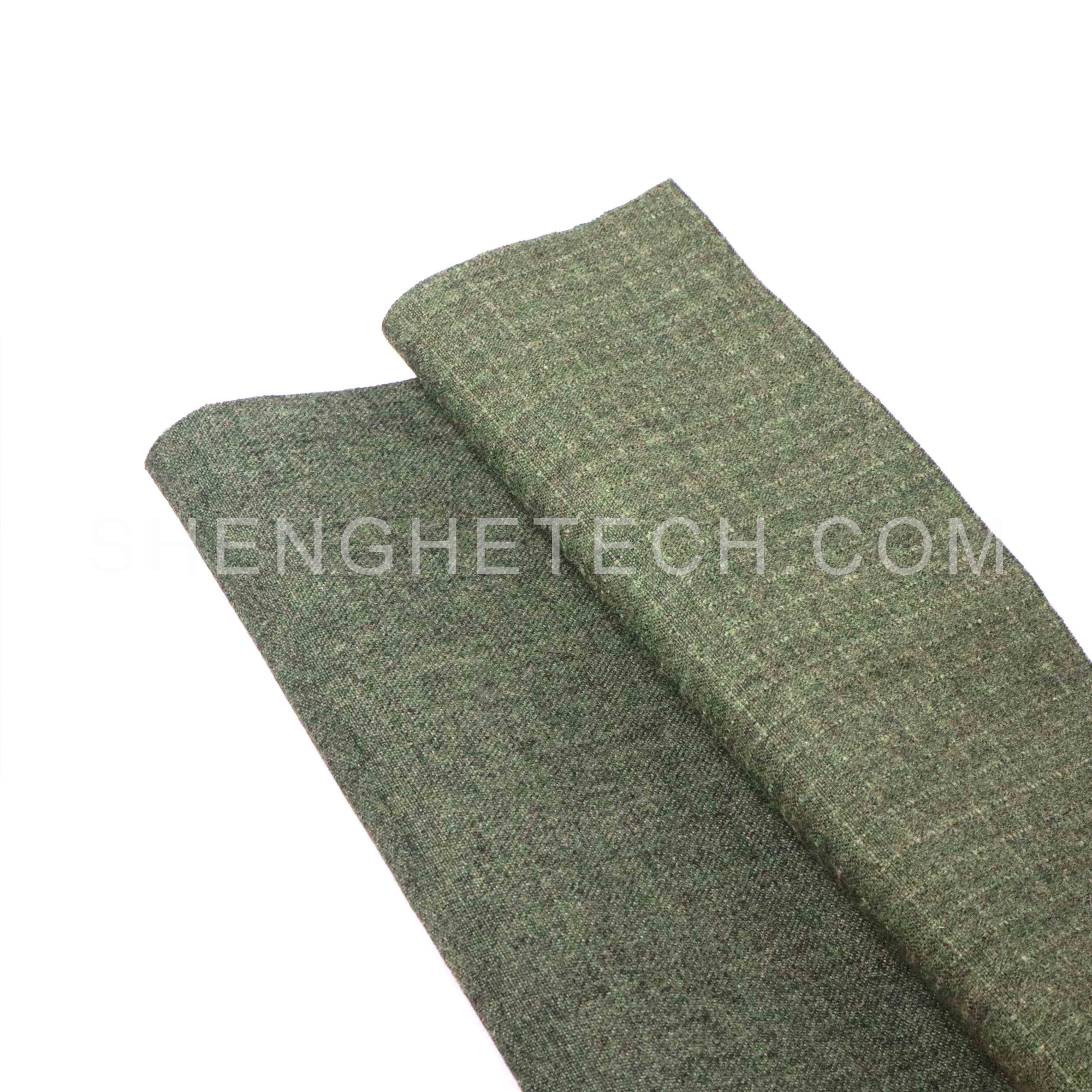 Pre-oxidized and para aramid blended fabric with aluminum coating